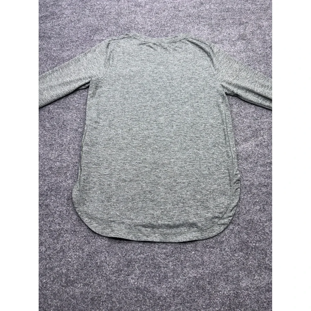 Athleta Womens Green Space Dye Long Sleeve Thumbhole Activewear Top Size M - Picture 7 of 7